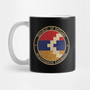 Vintage Republic of Artsakh Asia Asian Flag Mug